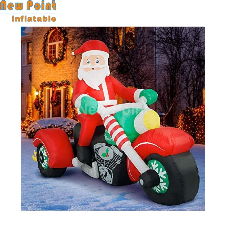 Advertising Christmas inflatable custom Outdoor Christmas decorations Inflatable Santa Claus For sale