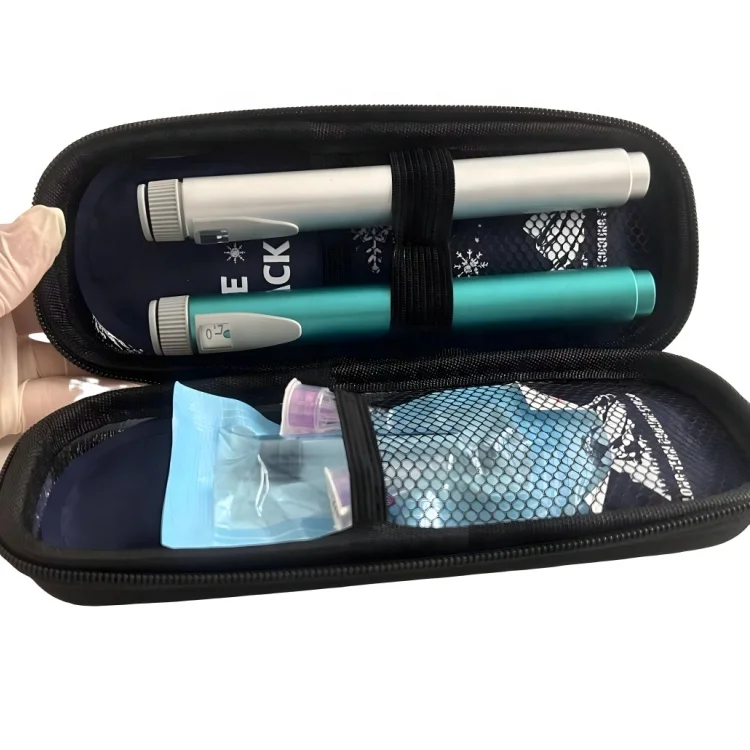 thicken and harder EVA case box packaging for insulin peptides injection pen
