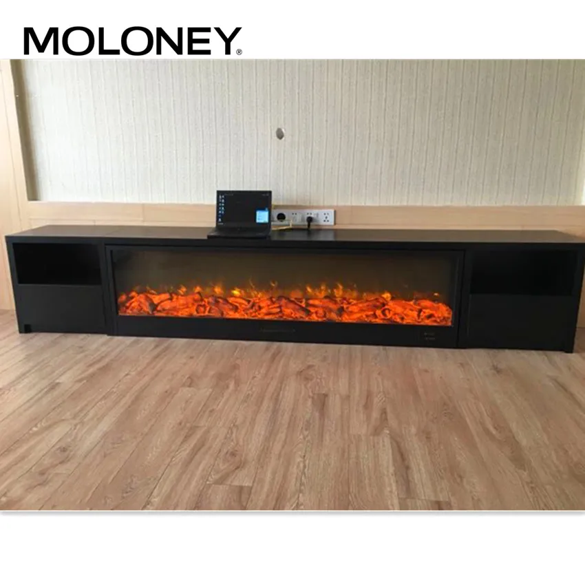 Moloney electric flat panel decorative electric fireplace without heat