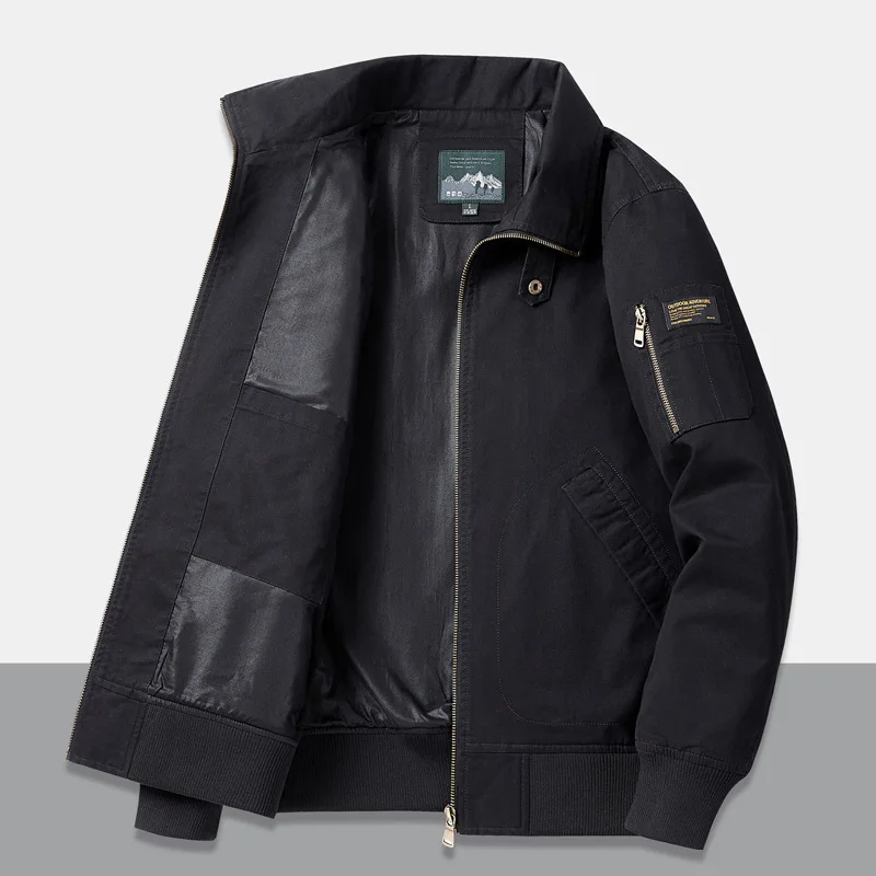 Осенне-зимняя винтажная Повседневная хлопковая верхняя одежда больших размеров с меховым воротником застежкой-молнией теплая парусиновая куртка для мужчин