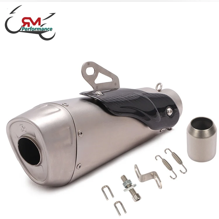 Hot Sell Motorcycle Exhaust Universal Exhaust Muffler For Ducati Paniagle V4 Carbon Fiber Exhaust Heat Shield