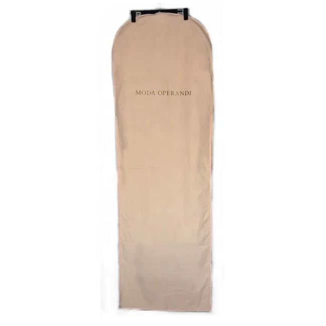 Custom cotton wedding dress garment bag suit cover
