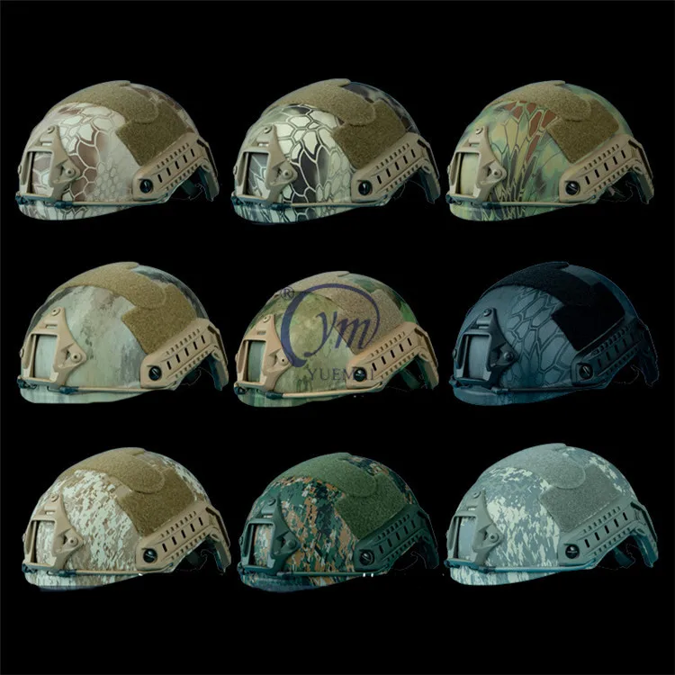 Wholesale PE Fast Ballistic Armor Army Military Bulletproof Helmet With Test Report