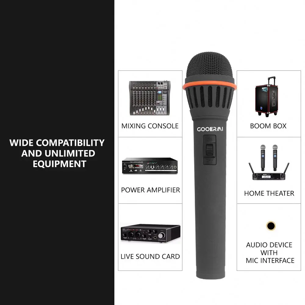 Professional Professional Karaoke Microphone With CE Certificate Karaoke Cable Microphone