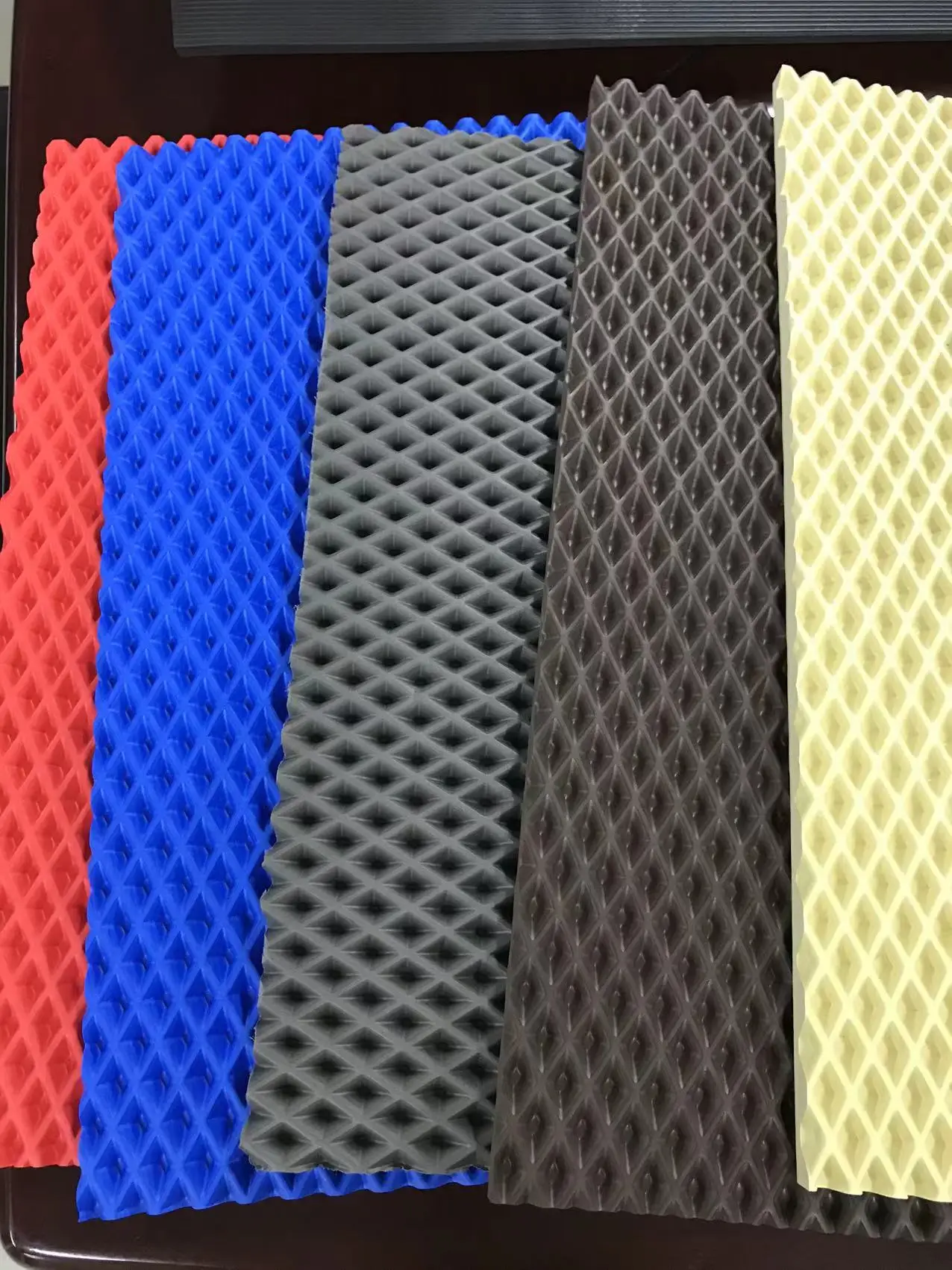 Wholesale new fashion  diamond honeycomb EVA  car mat  car matting material