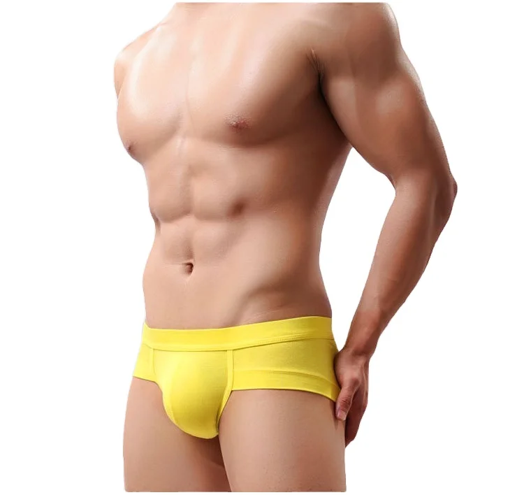 Wholesales Comfy Men Sexy Underwear Breathable Seamless Men Boxer Briefs