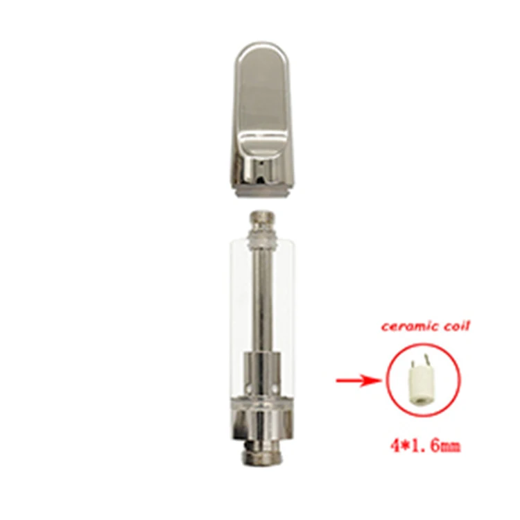 Factory wholesale dual coil 510 gold Atomizer cbd cartridge