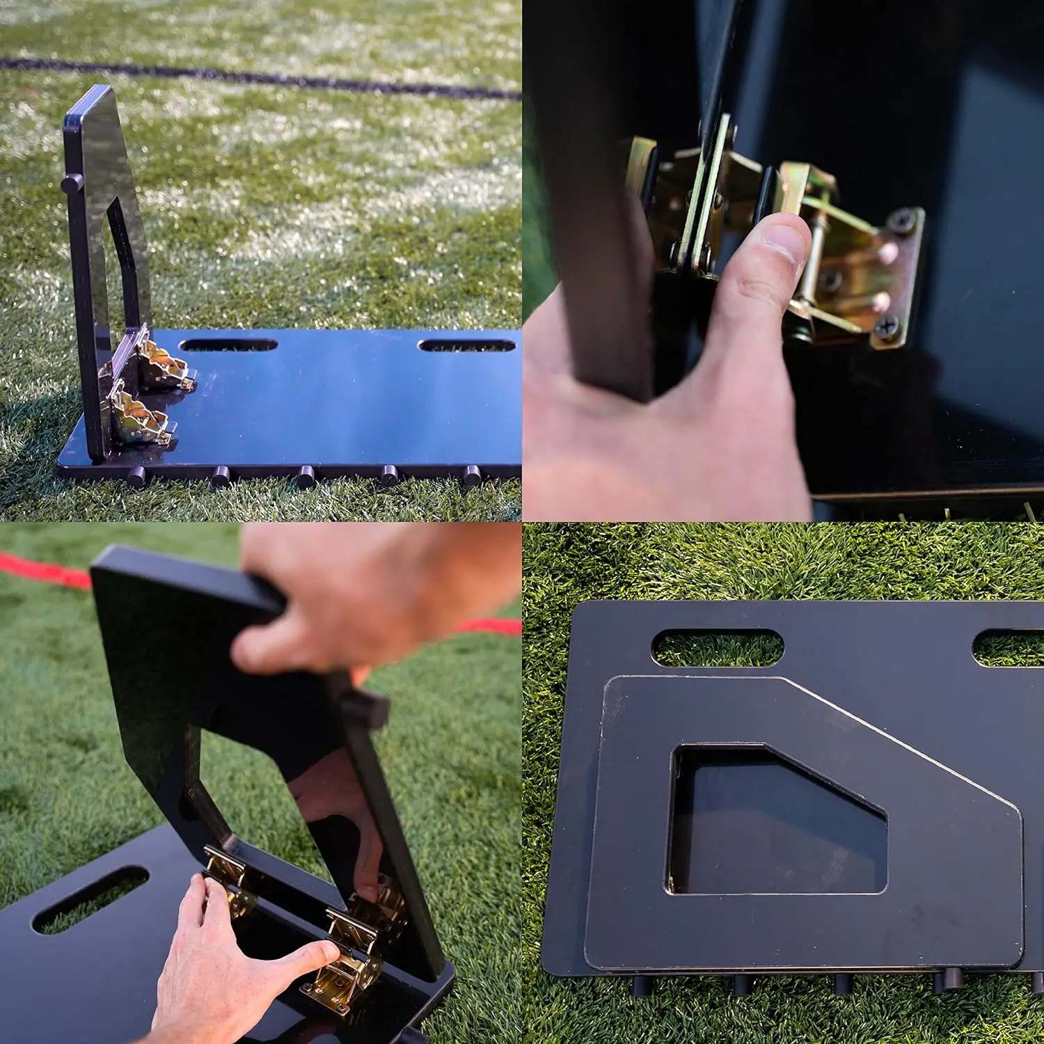 Virgin HDPE foldable soccer rebound board football bounce passing wall for club training