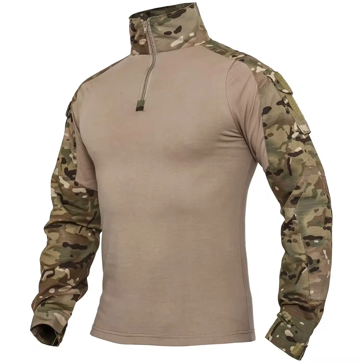 New Styles  Aded  Multi-pocket Long Sleeve Camouflage Outdoor Frog Training Suit polyester Tactical Suit