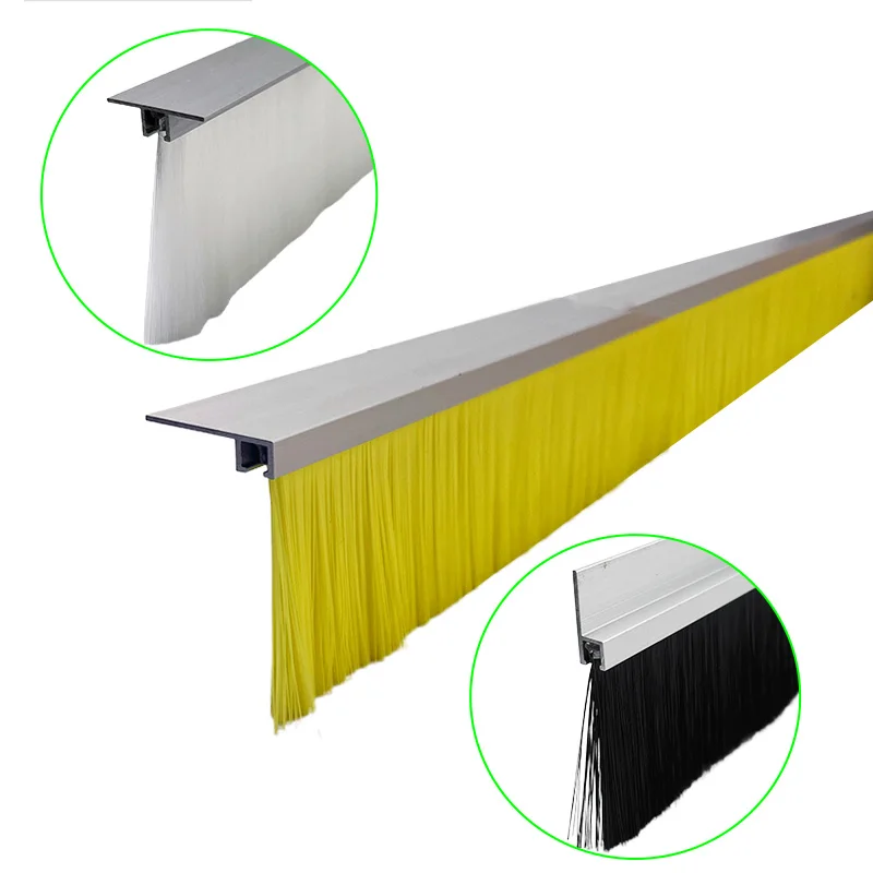 Subway Screen Door Brush UL94 V0 Flame Retardant Nylon PA6 Strip Brush