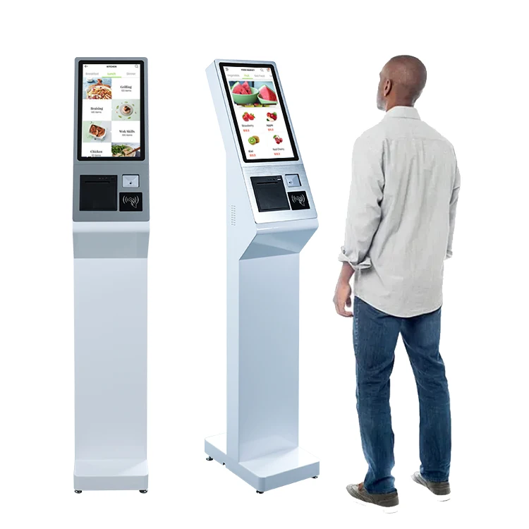 IRXSEE 15.6 inch windows 10 4g+128g self ordeirng service queue payment  kiosk for restaurant