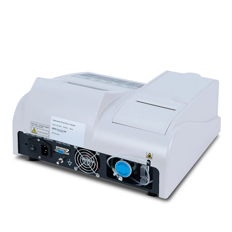 YSTE-21BV High quality portable touch screen semi-auto biochemical analyzer for veterinary