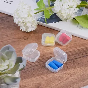 Recyclable Plastic Hearing Protection Case for Earplugs Noise Cancelling & Noise Reduction for Sleep-Foam Earplugs Box