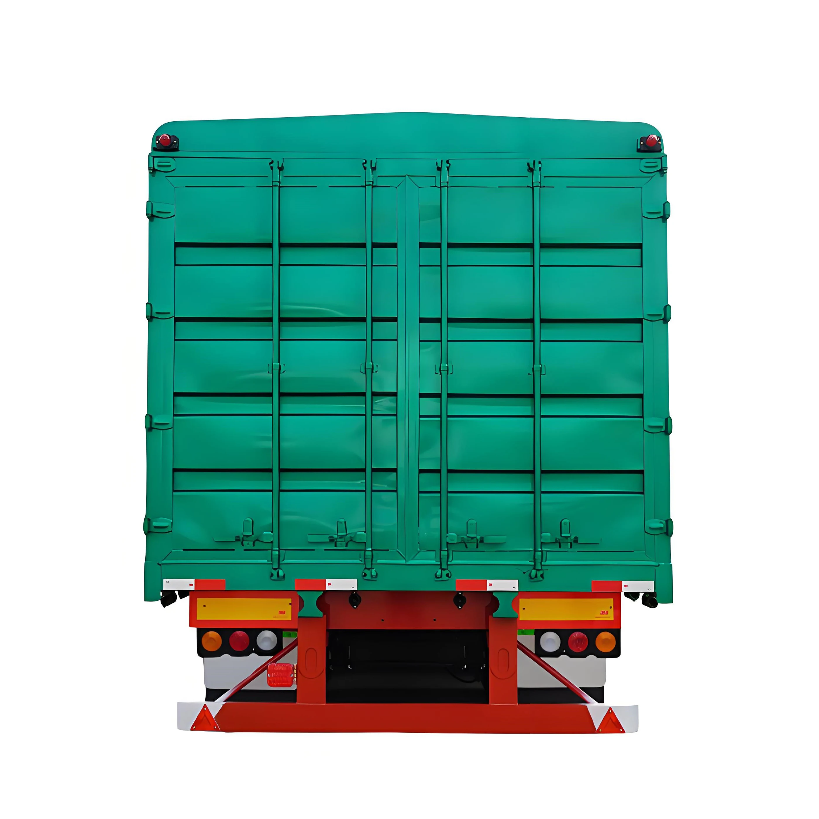 Trailer 3 Axles Side Wall Fence Cargo Semi Truck Steel Material