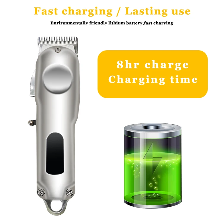 High Quality Display Cordless Hair Trimmer Professional Barber Rechargeable Hair Clipper Cut Machine Electric Hair Clippers