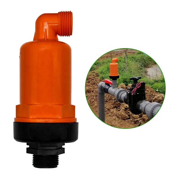 Low Pressure BSP/NPT Agriculture Irrigation System Irrigation Value Multi-function Plastic Combination Air Release Valve