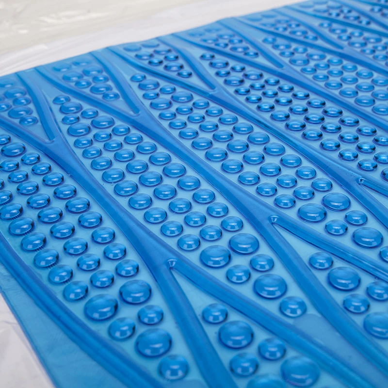 Soft Blue Cooling Silicon Gel Mattress Sheet Waterproof Chair Ice Gel Seat Cushion Cover Cool Pillow Mat Pad