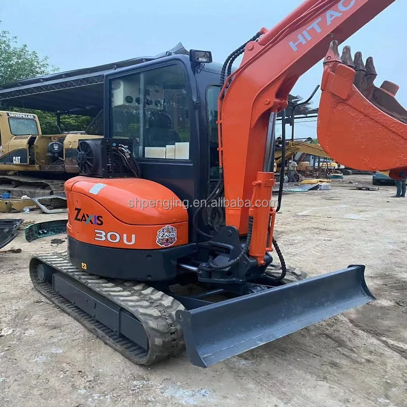 Б/у 3-тонный Hitachi ZX 30U-3U японский гусеничный экскаватор землеройное оборудование произведенное в 2022 гидравлическом экскаваторе HITACHI