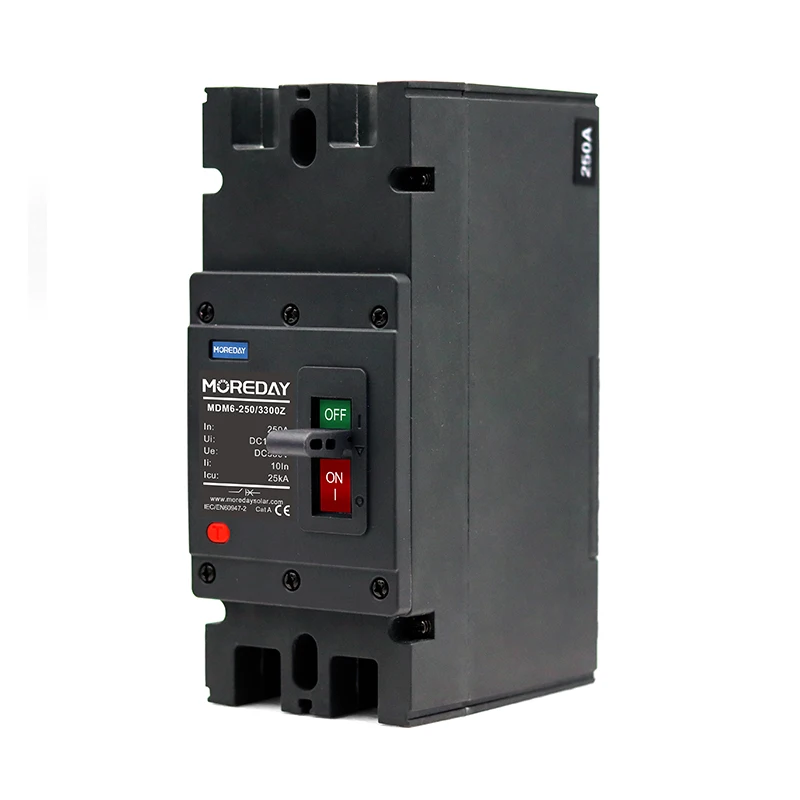 moreday 2p 3p Dc 1200v 1000v 1500v Mccb Circuit Breaker Moulded Case For Solar Pv System