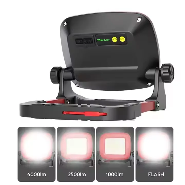 2024 Morden Light Rechargeable Led Work Light 2500lm Ip65 Red Work Light