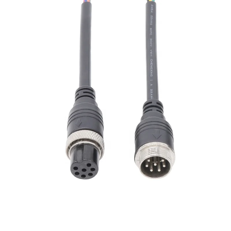 M16 Aviation Connector Plug Male Female Metal Circular Solder Connector 7 Pin