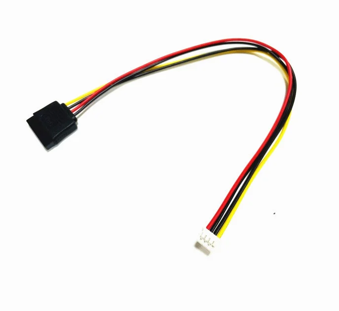 WENJUN DIY PH 2,0 мм маленький 4-контактный до 15-контактный HDD SATA Женский флоппи Кабель питания Шнур для ПК HDD