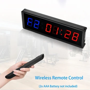 Customize Logo Cross Fitness Sports Remote Control Circuit Digital Gym Timer Interval timer