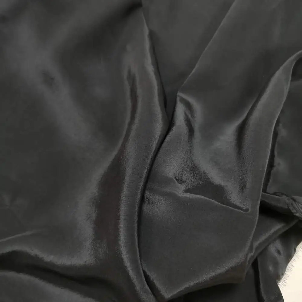 Индивидуальная окрашенная шелковая вискозная ткань оптом шелковая смесь крепированная ткань