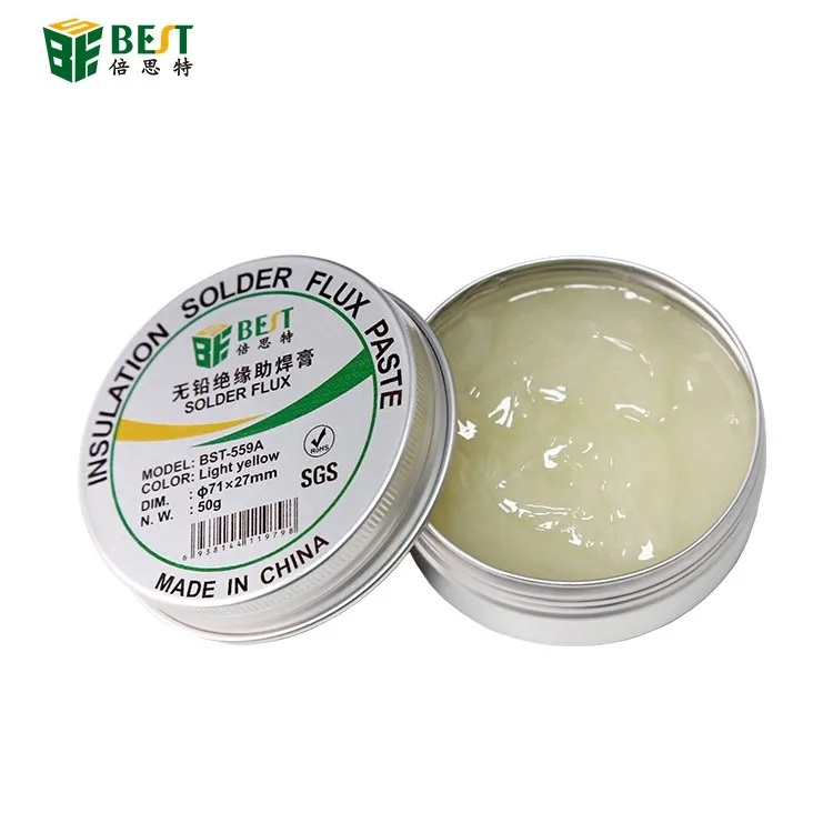 BST-559A 50 г пайки флюсовая паста припоя при низкой температуре без примесей свинца и сварки смазка Крем для ремонта сотовых телефонов