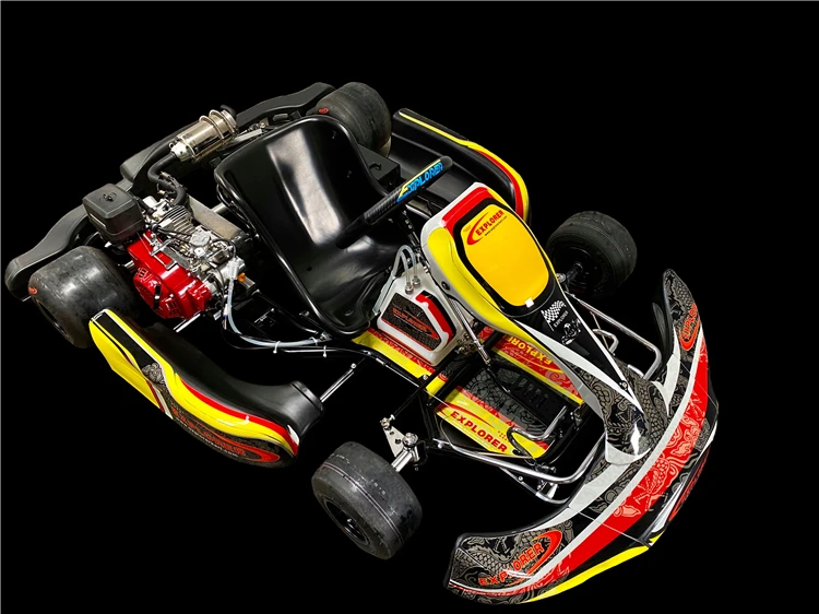 High-quality Indoor or outdoor drift kids karting big power 250*2 racing pedal go karts for sale