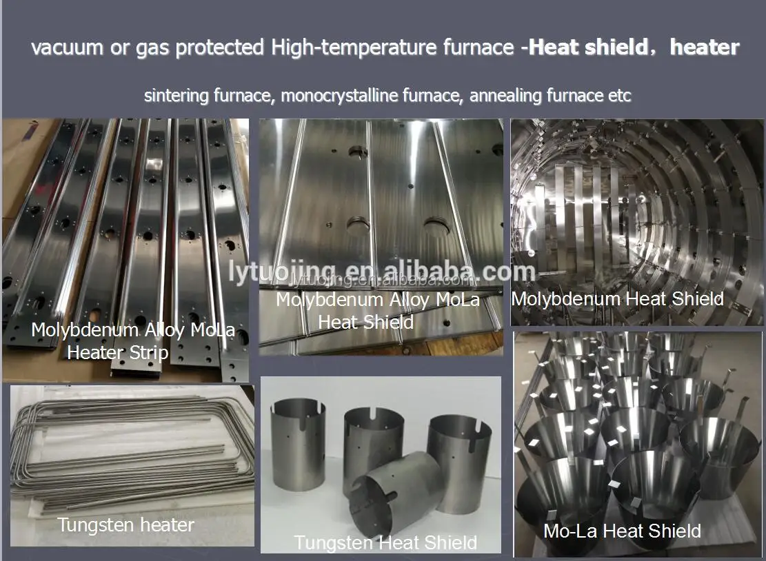 molybdenum heater heating element for industrial furnace
