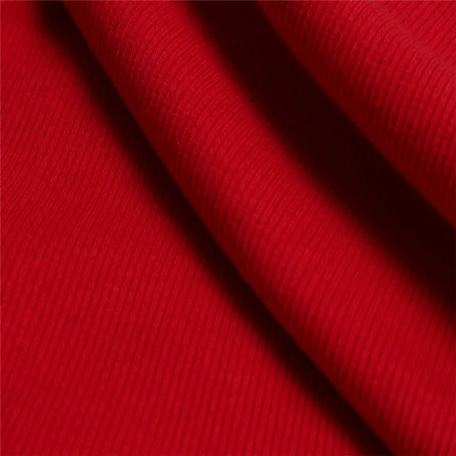 
Wholesale 2021 95%Cotton 5%Spandex Tc Rib Knitting Fabric For Clothing 