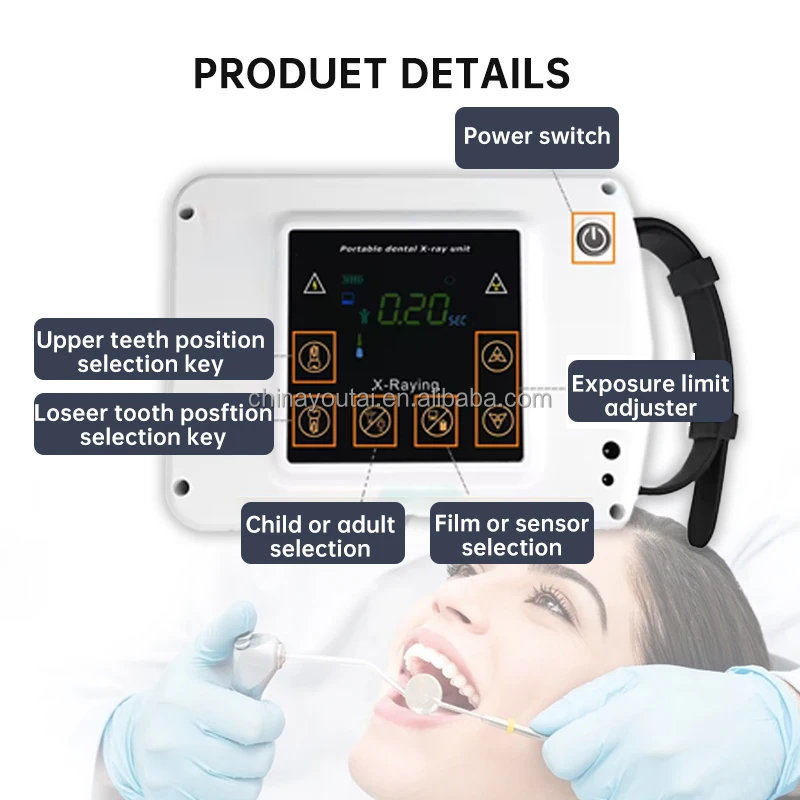 Dental Medical Equipment High Frequency Handheld Oral Dentist X Ray Portable Dental Xray Machine