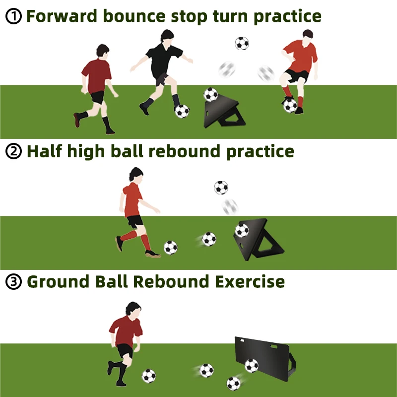 Soccer rebounder kick wall football rebound board  soccer training board Football Reaction Training Equipment