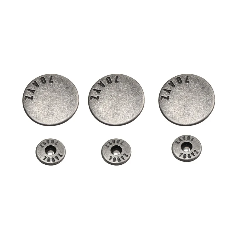Brand New Stud Head Metal Eyelets Jean And Buttons Vintage Jeans Twisted Nail Button Rivets