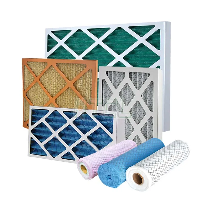 High Quality Dust Synthetic Fiber Panel Air Filter ABS Plastic Frame Detachable Foldaway Metal Mesh Pre filter