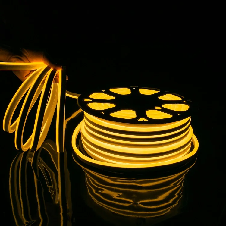 Ip68 Rgb 220v 24v 12v 6mm Silicone Tube Flex Flexible Soft Led Sign Neon Strip light For Signage
