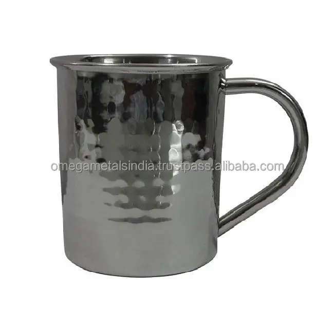 Hand Crafted Black Moscow Mule Beer Mug Brass Handle Pure Copper Beer Cup of 18 Oz Bar Hotel Restaurant Tableware