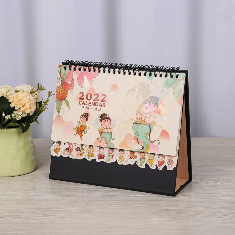 Factory Direct Supply 2022 New Corporate Production Promotion Art Personalized Desk Calendar