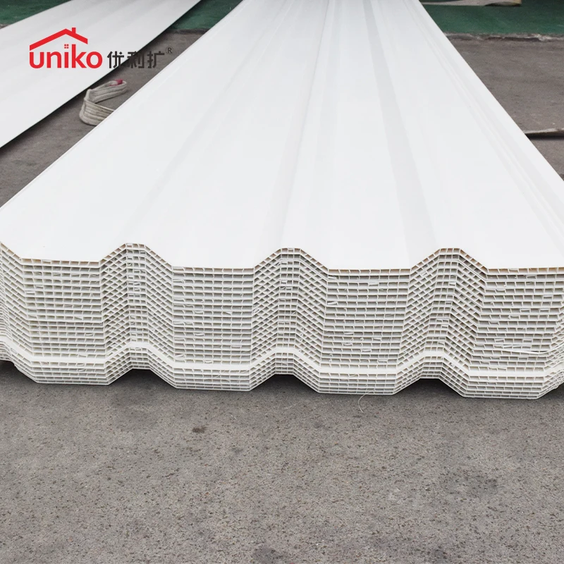 wall hollow trapezoidal roof sheet UPVC Ceiling Panel for Stylish and Durable Roofing Solution