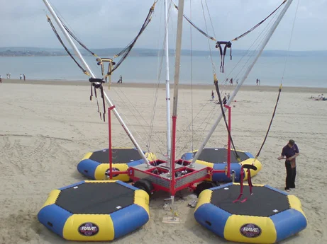 Bungee Jumping Trampoline Amusement Park Gymnastic Reverse Bungee Ride