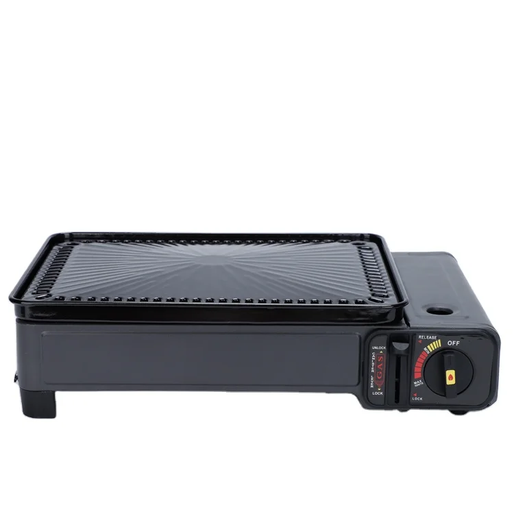Factory Supply Durable Gas Barbeque Grill Safety Feature Foldable Camping Portable Gas Bbq Grill