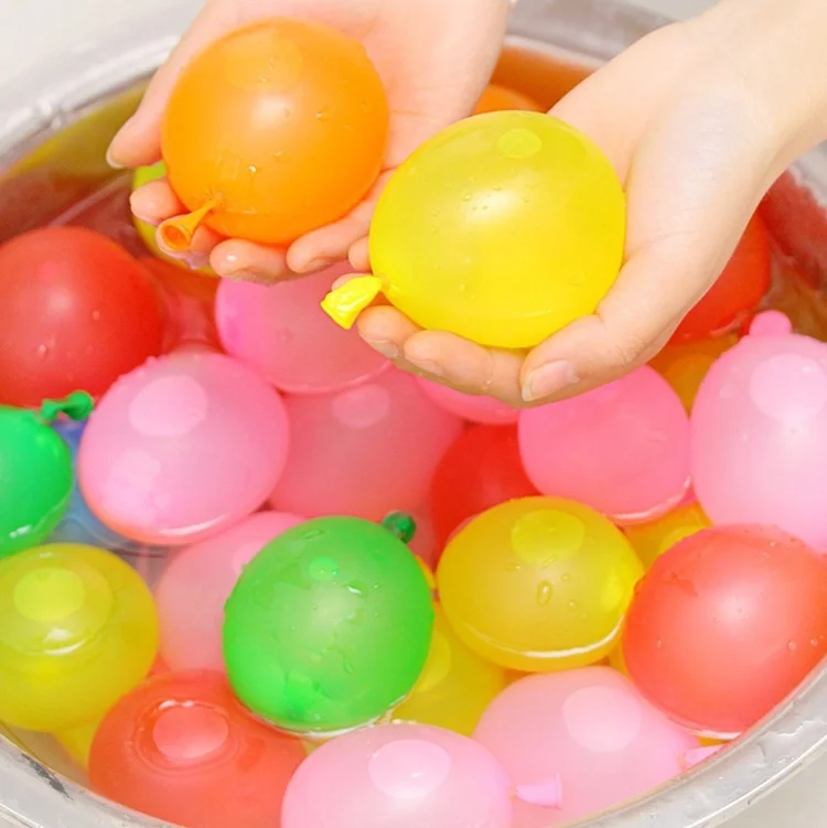 Factory wholesale easy fill water ballon reusable water balloons for kids girls boys