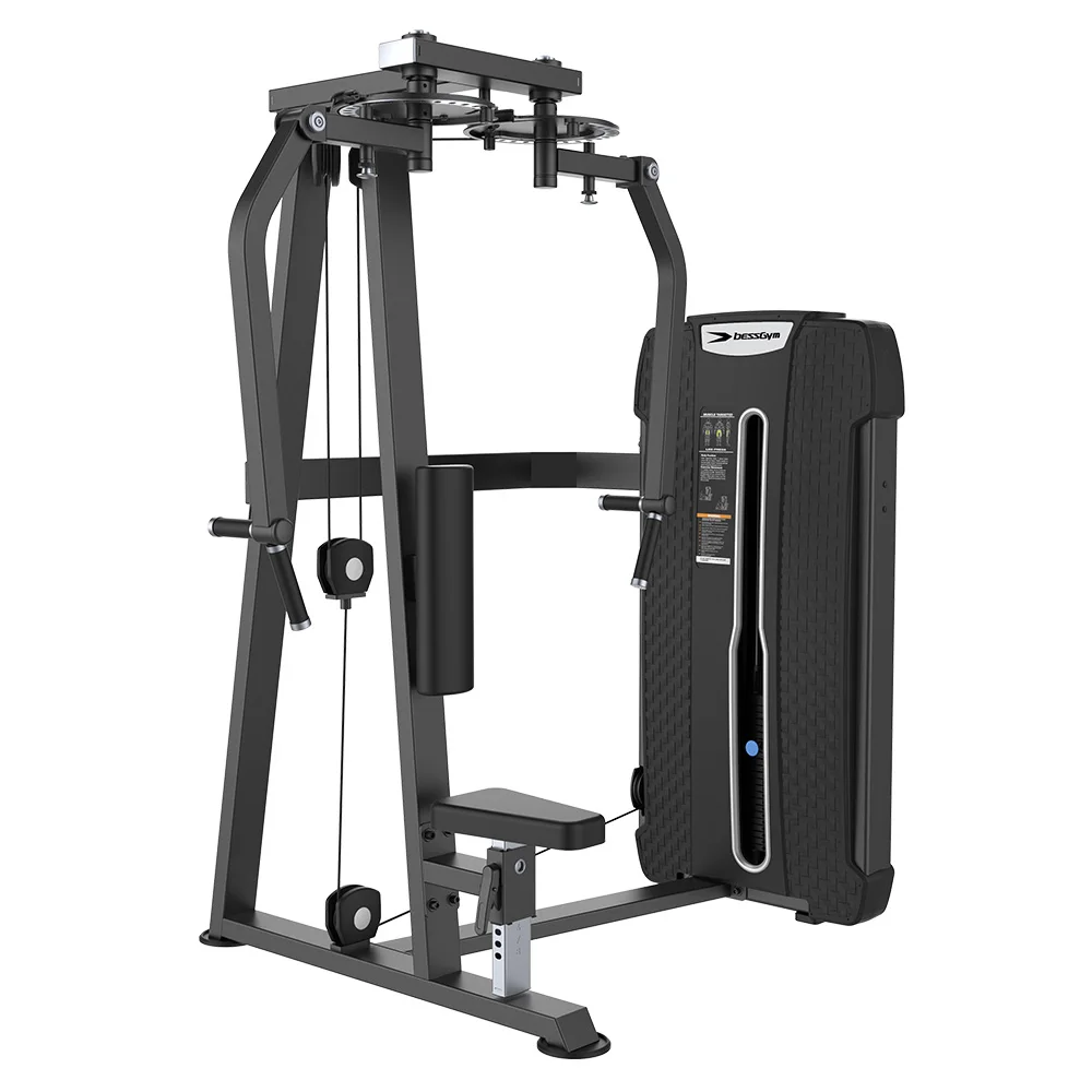 Vertical Press Machine Commercial Gym Machine Indoor Strength Steel Machine with Pin Loaded Seated Chest Press