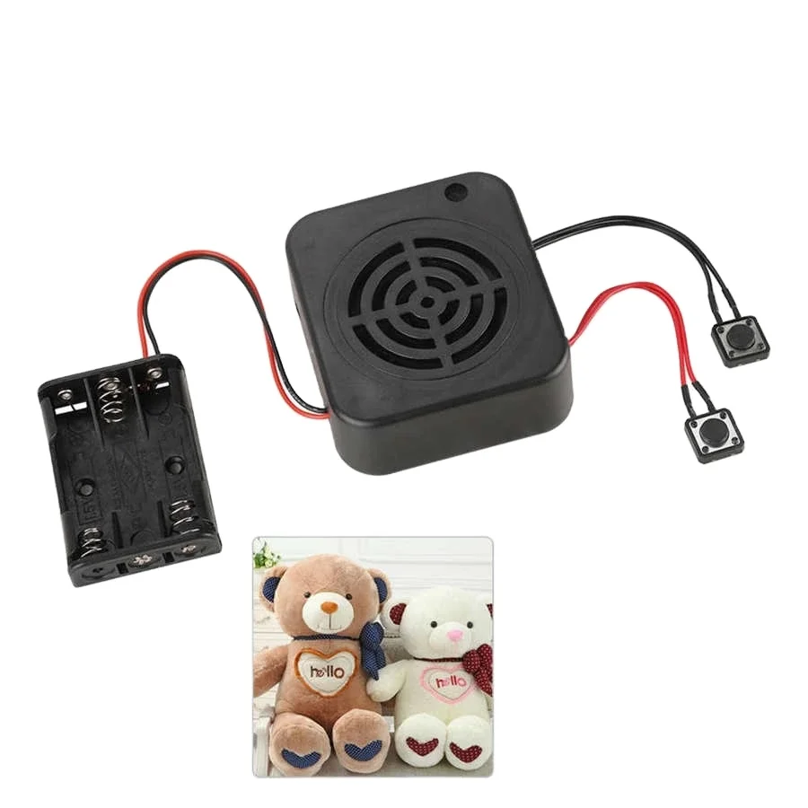 3W Voice Recording Box Message Box Module Clear Sound for Stuffed Animals/Gift/Toy DIY Voice Message Box Recording Module