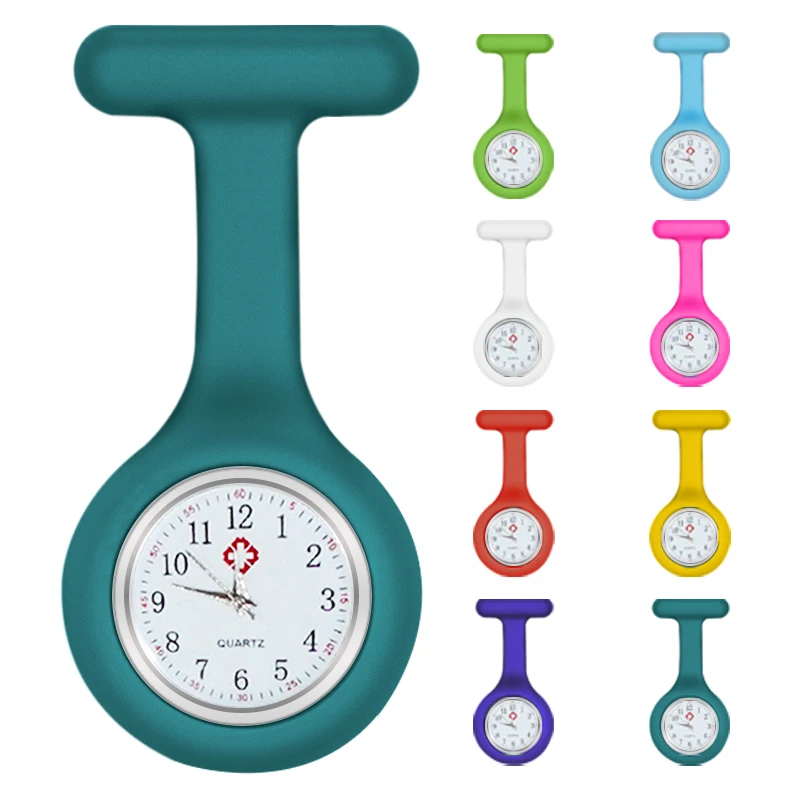 Customized logo printing Nurse Watch Fob nurse watch brooch Colorful Pocket Cheap Nurse Watch