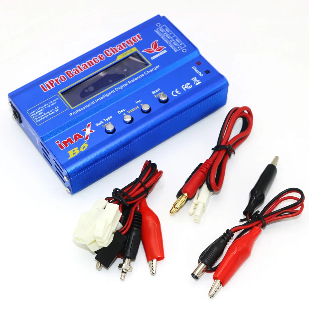 iMAX B6 80W Battery Charger Lipo NiMh Li-ion Ni-Cd Digital RC Balance Charger Discharger
