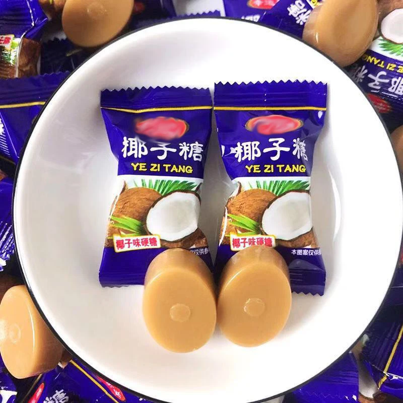 Coconut flavored hard candies bulk casual candy dulces de