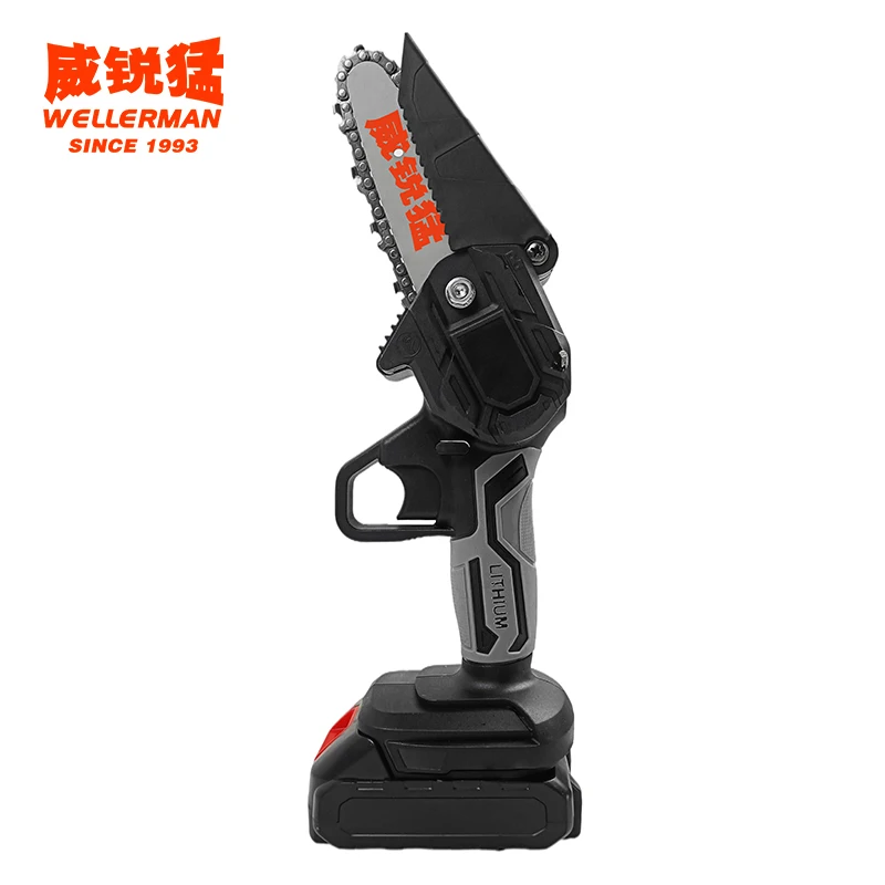 6 дюймов ручной секатор батарея 21V перезаряжаемые портативный мини Электрическая цепная пила с бесщеточным двигателем