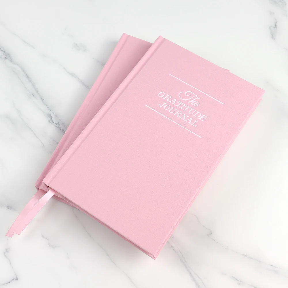 hardcover custom journal book printing with golden foil stamping